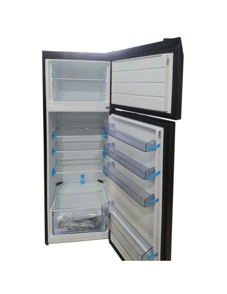 Réfrigérateur BIOLUX 390 Litres design élégant couleur silver