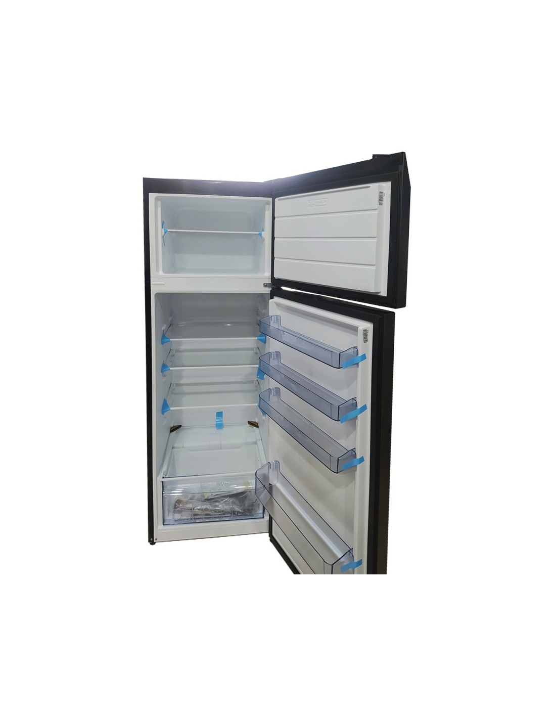 Réfrigérateur biolux dp39x silver installé dans cuisine moderne