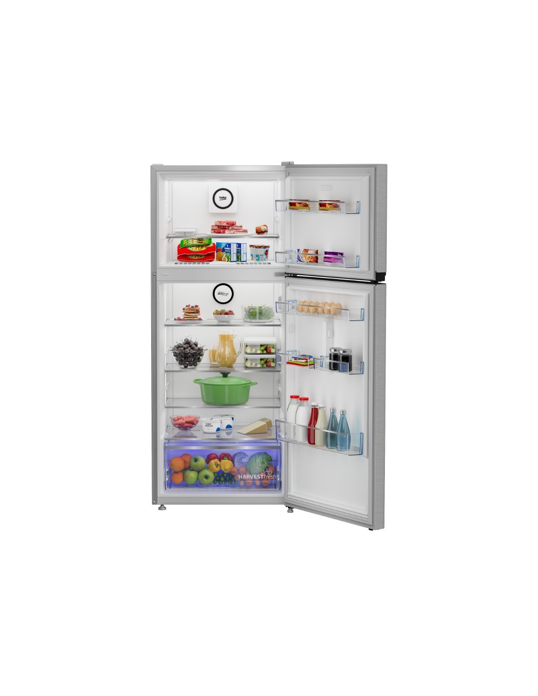 Frigo Beko 420 litres intérieur spacieux organisation alimentaire