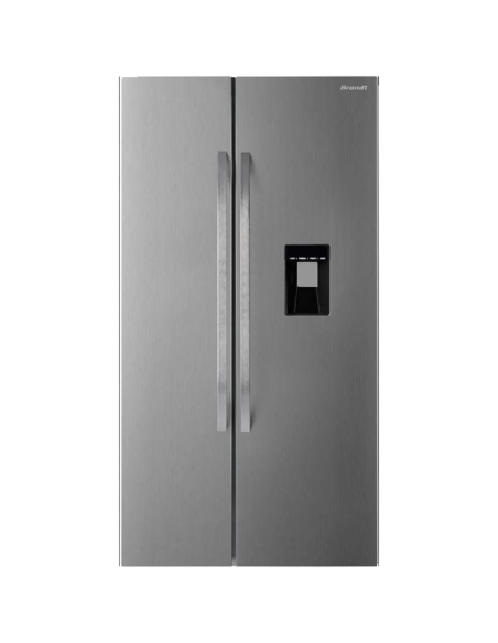 Réfrigérateur Side By Side BRANDT NO FROST - 617L - Inox (BFA701YDX) Réfrigérateur Side By Side BRANDT NO FROST - 617L - Inox (BFA701YDX)