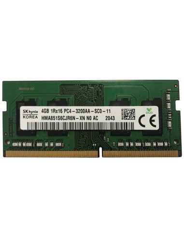 Mémoire vive ordinateur portable 4 Go DDR4 basse consommation