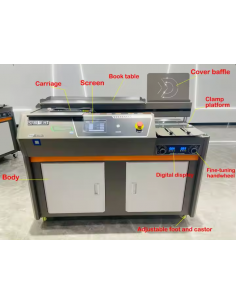 Machine à lier la colle pour livre, adhésif A4, A3, 340mm 2