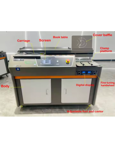 Machine à lier la colle pour livre, adhésif A4, A3, 340mm Machine à lier la colle pour livre, adhésif A4, A3, 340mm