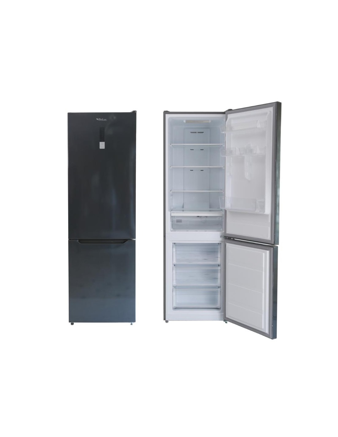 intérieur réfrigérateur BIOLUX CB40SNF compartiments spacieux
