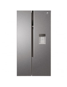réfrigérateur side by side HOOVER HHSWD918F1XK Silver moderne cuisine