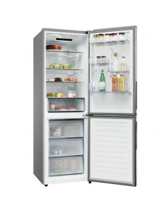 frigo combiné HOOVER 355 litres inox grande capacité 2