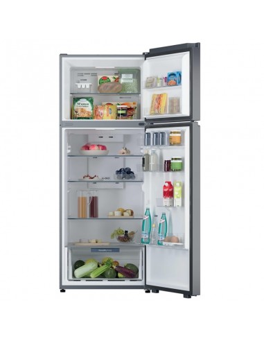 réfrigérateur combiné HOOVER 476 litres design inox moderne