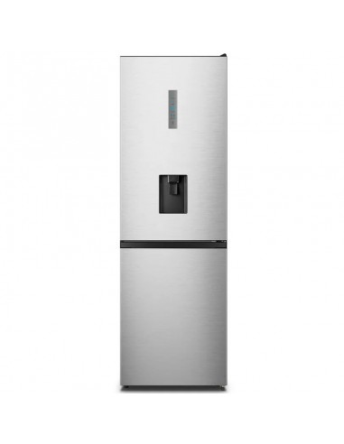 Réfrigérateur HISENSE No Frost 300 litres inox avec distributeur d’eau Réfrigérateur HISENSE No Frost 300 litres inox avec distributeur d’eau