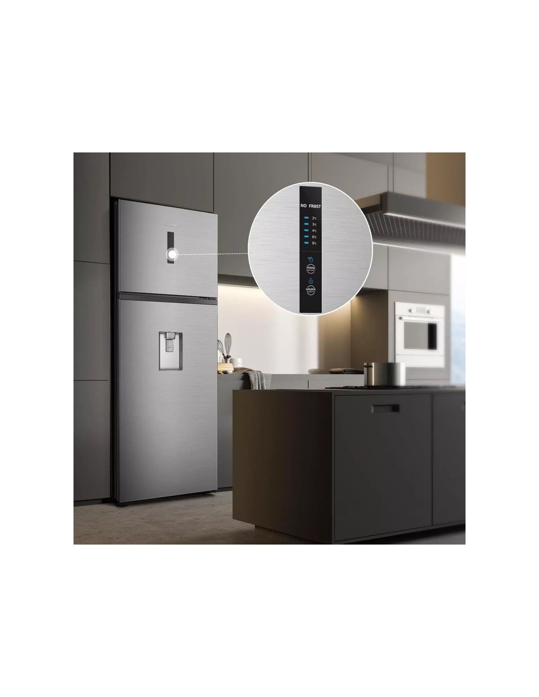 Réfrigérateur Hisense 466 litres avec étagères en verre solides