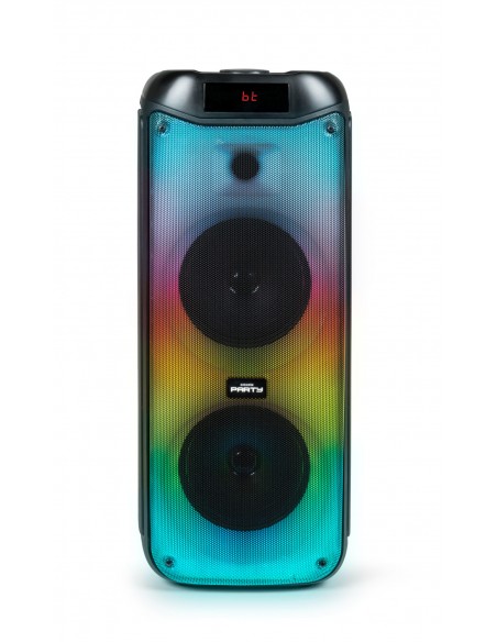 Enceinte sans fil portable puissante avec effets lumineux PARTYBTHPL / 200W / Noir