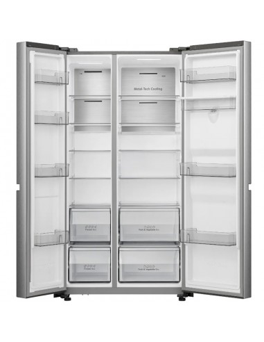 Réfrigérateur HISENSE grande capacité 637 litres avec congélateur latéral pratique