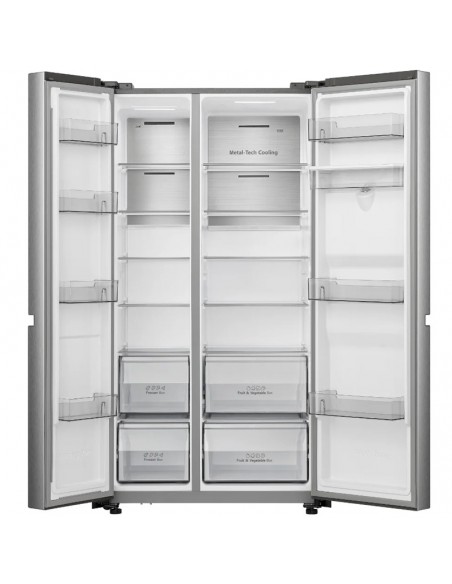 Réfrigérateur HISENSE grande capacité 637 litres avec congélateur latéral pratique