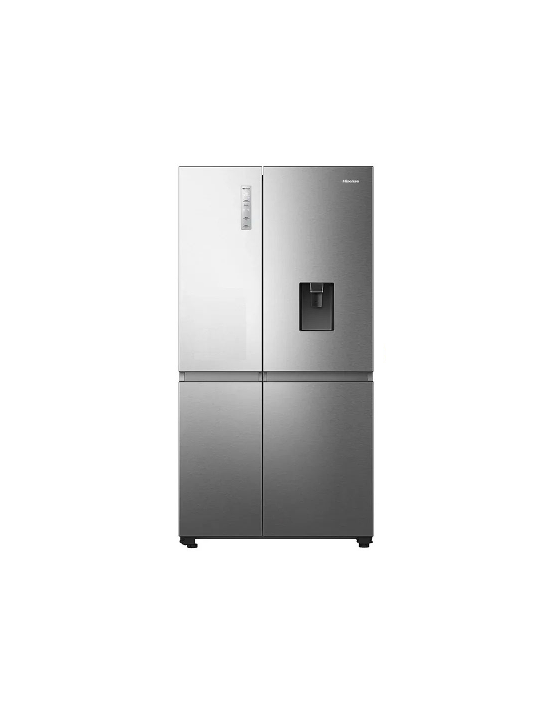 Réfrigérateur side by side HISENSE RS5P668NMC inox grande capacité cuisine moderne