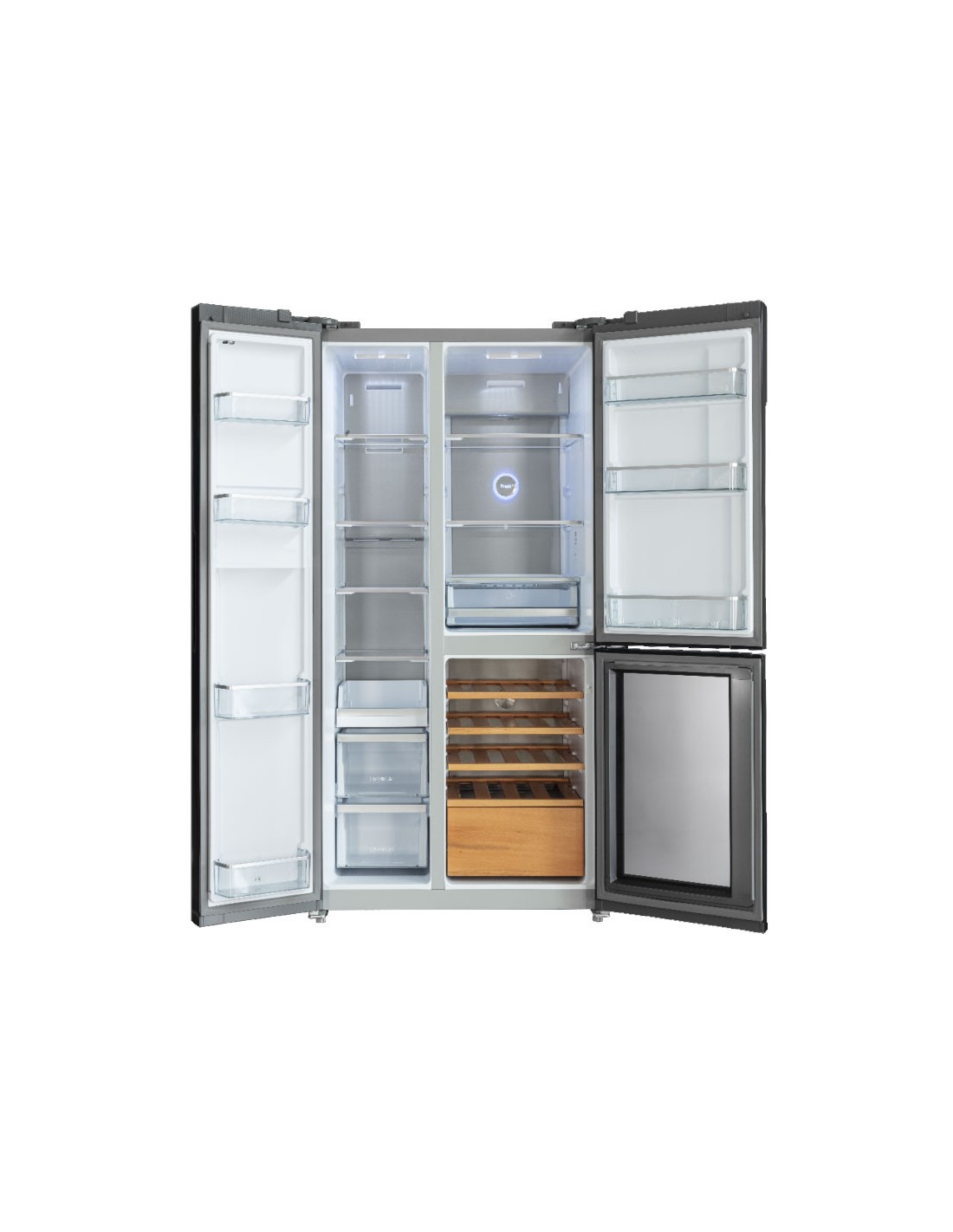 Frigo américain Hyundai 548L No Frost Inverter intérieur LED
