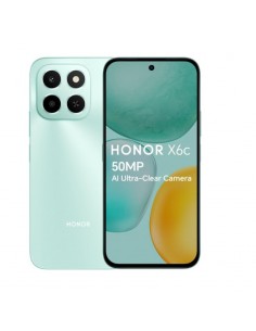 Smartphone HONOR X6C Cyan profil fin et moderne