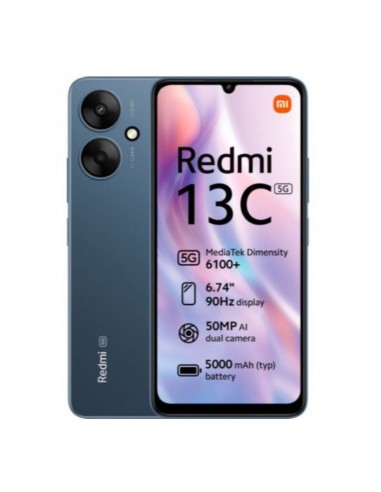 Xiaomi Redmi 13C 5G Bleu Twilight arrière moderne