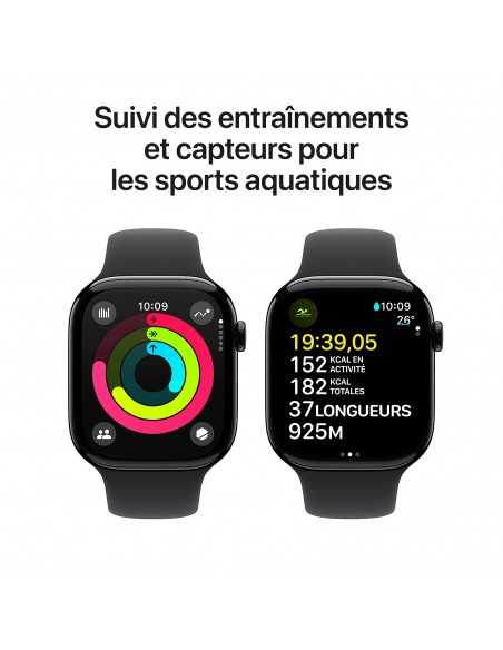 Apple Watch Series 10 Prix Tunisie - GPS 46 mm Aluminium Noir Apple Watch Series 10 Prix Tunisie - GPS 46 mm Aluminium Noir