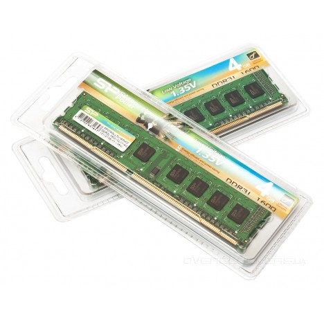 Barrette Mémoire Silicon Power 4 Go DDR3 1600 Mhz