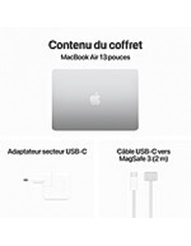 MacBook Air M3 13 pouces - Silver - MC8H4FN/A MacBook Air M3 13 pouces - Silver - MC8H4FN/A