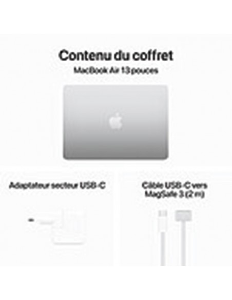 MacBook Air M3 13 pouces - Silver - MC8H4FN/A MacBook Air M3 13 pouces - Silver - MC8H4FN/A