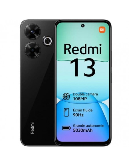 Redmi 13 Prix Tunisie - 8Go 128Go Noir Redmi 13 Prix Tunisie - 8Go 128Go Noir