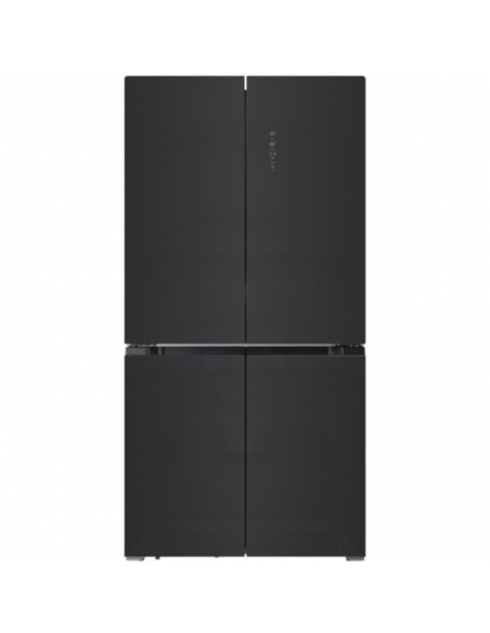 Réfrigérateur Hyundai verre noir 417L design moderne cuisine Réfrigérateur Hyundai verre noir 417L design moderne cuisine