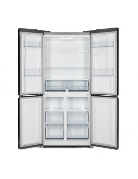 Frigo Hyundai HYN-84RF4DBG.1 417L rangement intérieur optimisé Frigo Hyundai HYN-84RF4DBG.1 417L rangement intérieur optimisé