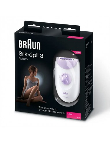 Épilateur portable femme BRAUN SILK-3 SE3000 efficace Épilateur portable femme BRAUN SILK-3 SE3000 efficace