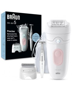 Épilateur BRAUN Silk-Epil 5 usage Wet & Dry sous eau Braun Silk Epil 5 épilation maillot et zones sensibles Épilateur Braun SE5-