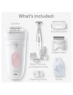 Épilateur BRAUN Silk-Epil 5 usage Wet & Dry sous eau Braun Silk Epil 5 épilation maillot et zones sensibles Épilateur Braun SE5- 2