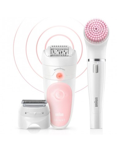 Épilateur Braun SES5-895BS sans fil rechargeable utilisation douche Épilateur Braun SES5-895BS sans fil rechargeable utilisation douche