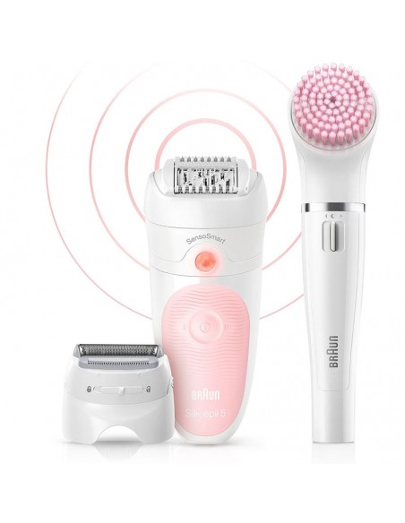 Épilateur Braun SES5-895BS sans fil rechargeable utilisation douche Épilateur Braun SES5-895BS sans fil rechargeable utilisation douche
