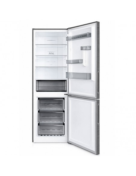 Réfrigérateur 410 litres inox IRIS grande capacité stockage aliments
