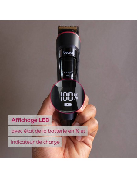 Tondeuse barbe et moustache précise avec 10 longueurs Tondeuse barbe et moustache précise avec 10 longueurs