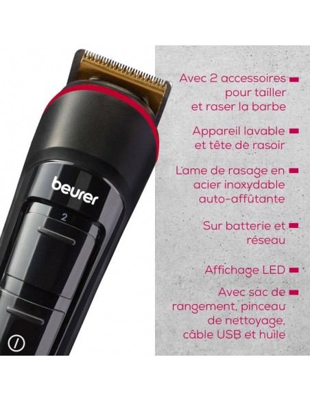 Tondeuse compacte et silencieuse pour poils visage Tondeuse compacte et silencieuse pour poils visage