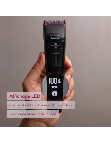 Tondeuse cheveux ergonomique sans fil BEURER usage domestique Tondeuse cheveux ergonomique sans fil BEURER usage domestique