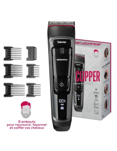 Tondeuse cheveux batterie lithium rechargeable BEURER MN5X Tondeuse cheveux batterie lithium rechargeable BEURER MN5X