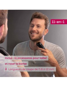 Tondeuse Multigroomer BEURER MN9X vue globale noir 2
