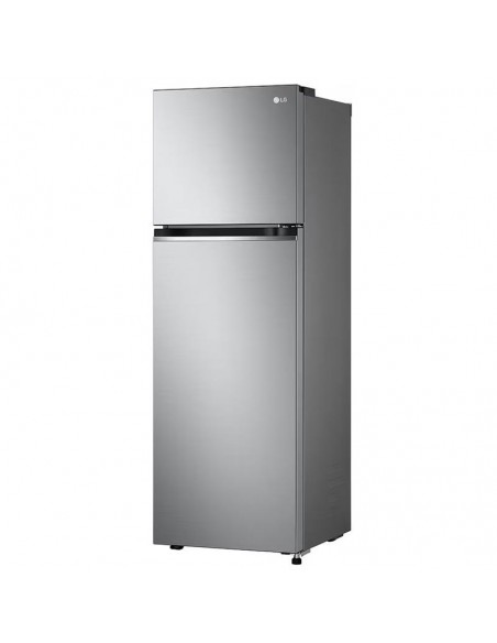 LG réfrigérateur inox 285L balconnets ajustables et clayettes verre LG réfrigérateur inox 285L balconnets ajustables et clayettes verre