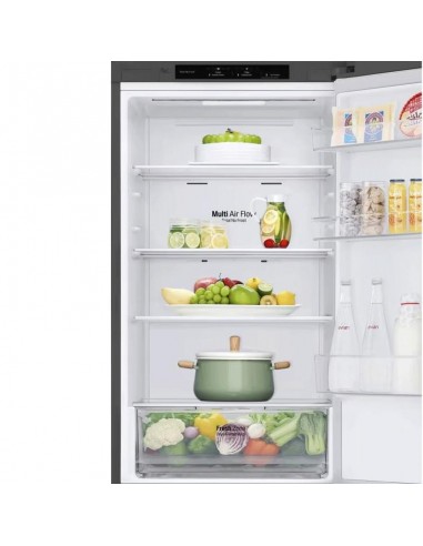 Réfrigérateur LG silencieux avec technologie Linear Cooling+ inox Réfrigérateur LG silencieux avec technologie Linear Cooling+ inox