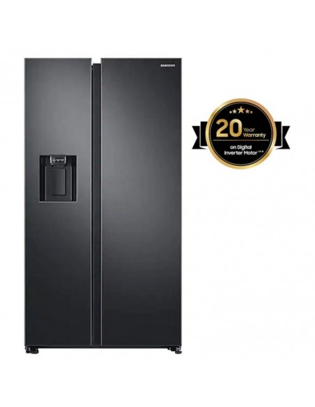 Réfrigérateur SAMSUNG Side By Side 617 Litres NoFrost - Noir (RS68A8820B1)
