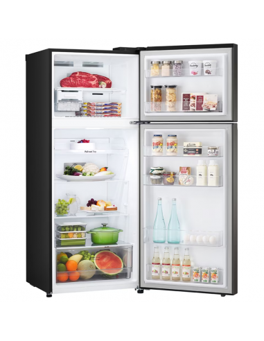 Réfrigérateur LG design noir No Frost double portes Réfrigérateur LG design noir No Frost double portes