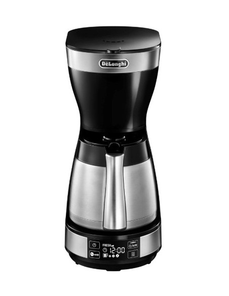 DELONGHI Autentica machine à café filtre 1,25 L, Noir, Acier Inoxydable ( ICM16731 )