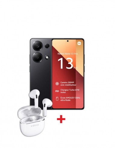 Redmi Note 13 Pro 12 GO 512GO - Noir Redmi Note 13 Pro 12 GO 512GO - Noir