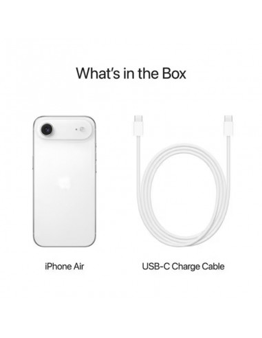 iPhone Air Cloud White design ultra fin avec écran OLED