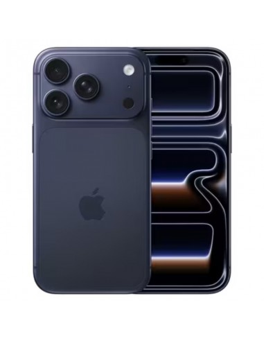 iPhone 17 Pro 256 Go Deep Blue vue avant écran OLED iPhone 17 Pro 256 Go Deep Blue vue avant écran OLED