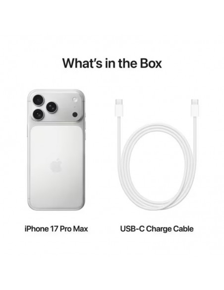 iPhone 17 Pro Silver 256GB écran ProMotion 120Hz lumineux iPhone 17 Pro Silver 256GB écran ProMotion 120Hz lumineux
