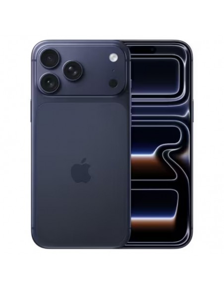 iPhone 17 Pro 256 Go Deep Blue vue avant écran OLED iPhone 17 Pro 256 Go Deep Blue vue avant écran OLED