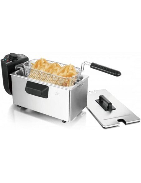 Friteuse TECHWOOD 2000W TFR-304A - Inox en Tunisie - TECHNOPRO Friteuse TECHWOOD 2000W TFR-304A - Inox en Tunisie - TECHNOPRO