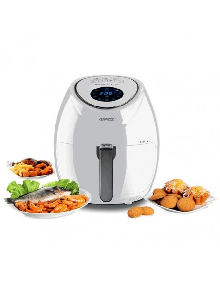 Friteuse À Air Sans Huile Kenwood 3.8 Litres HFP30.000WH - Blanc Friteuse À Air Sans Huile Kenwood 3.8 Litres HFP30.000WH - Blanc
